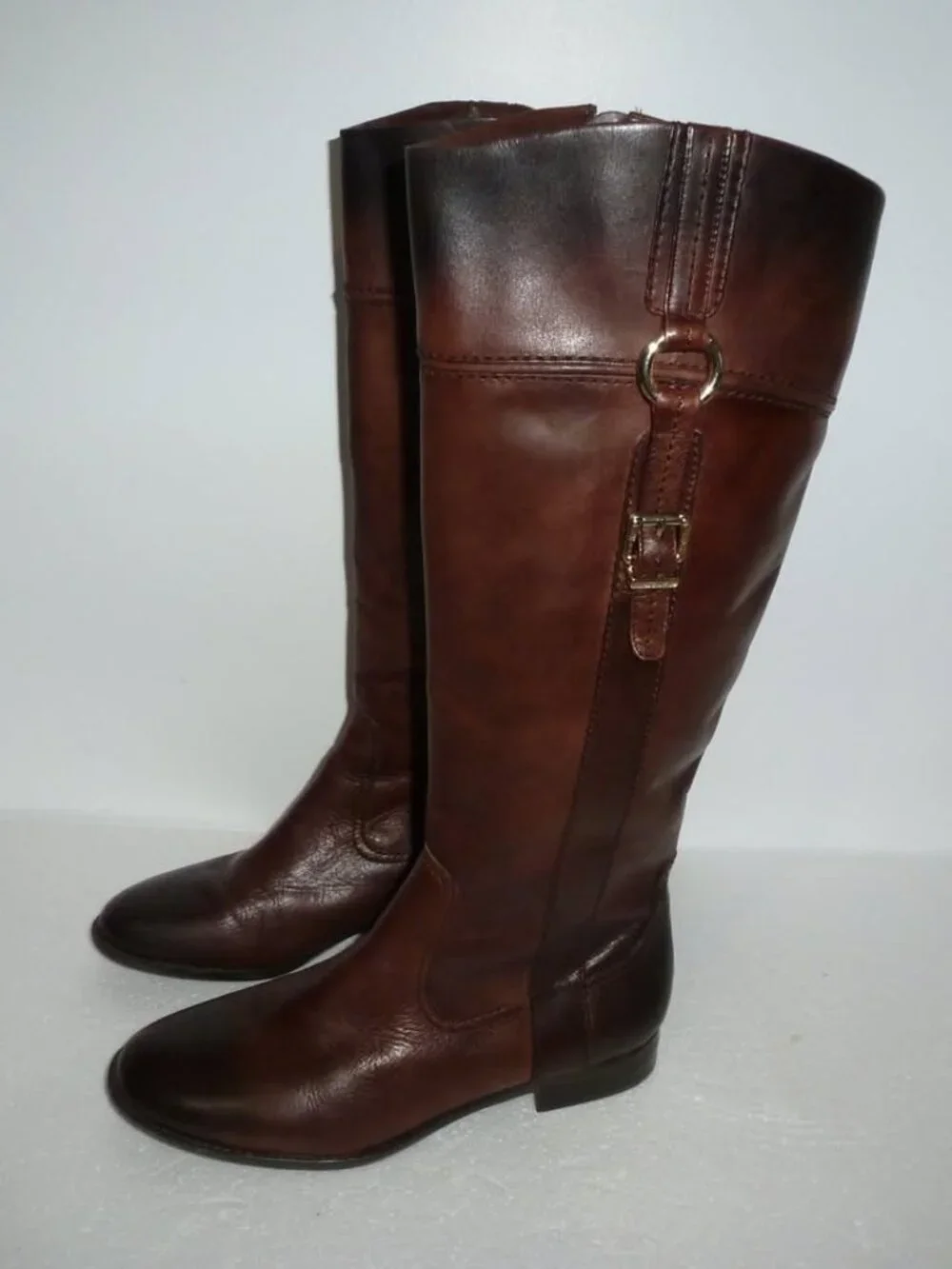 Alex Marie Brown Leather Boots - Women SZ 10 M